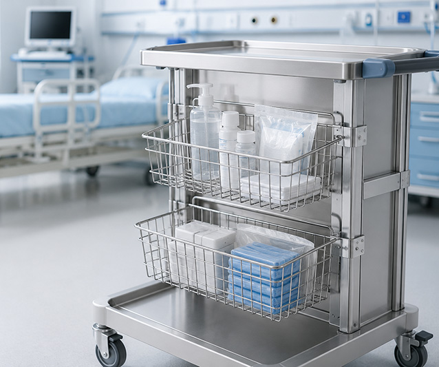 New Medical Cart Basket Series for Healthcare Storage Applications
