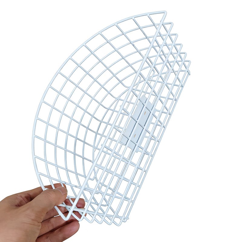Iron Semi-Circular Wire Basket for Computer Cart and Fetal Monitor Stand