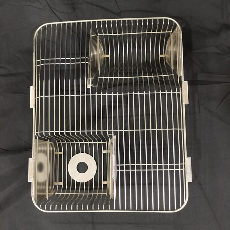Custom 304 Stainless Steel Laboratory Rat Cage with Watering System for Mice, Rats and Hamster Breeding